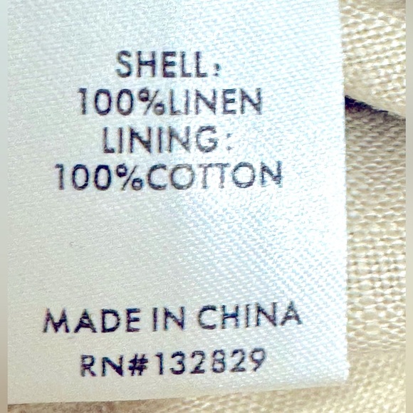 GRLFRND NWT SIZE M The
Linen Cargo Pant - Cream Wide-Leg Pants - Picture 6 of 6